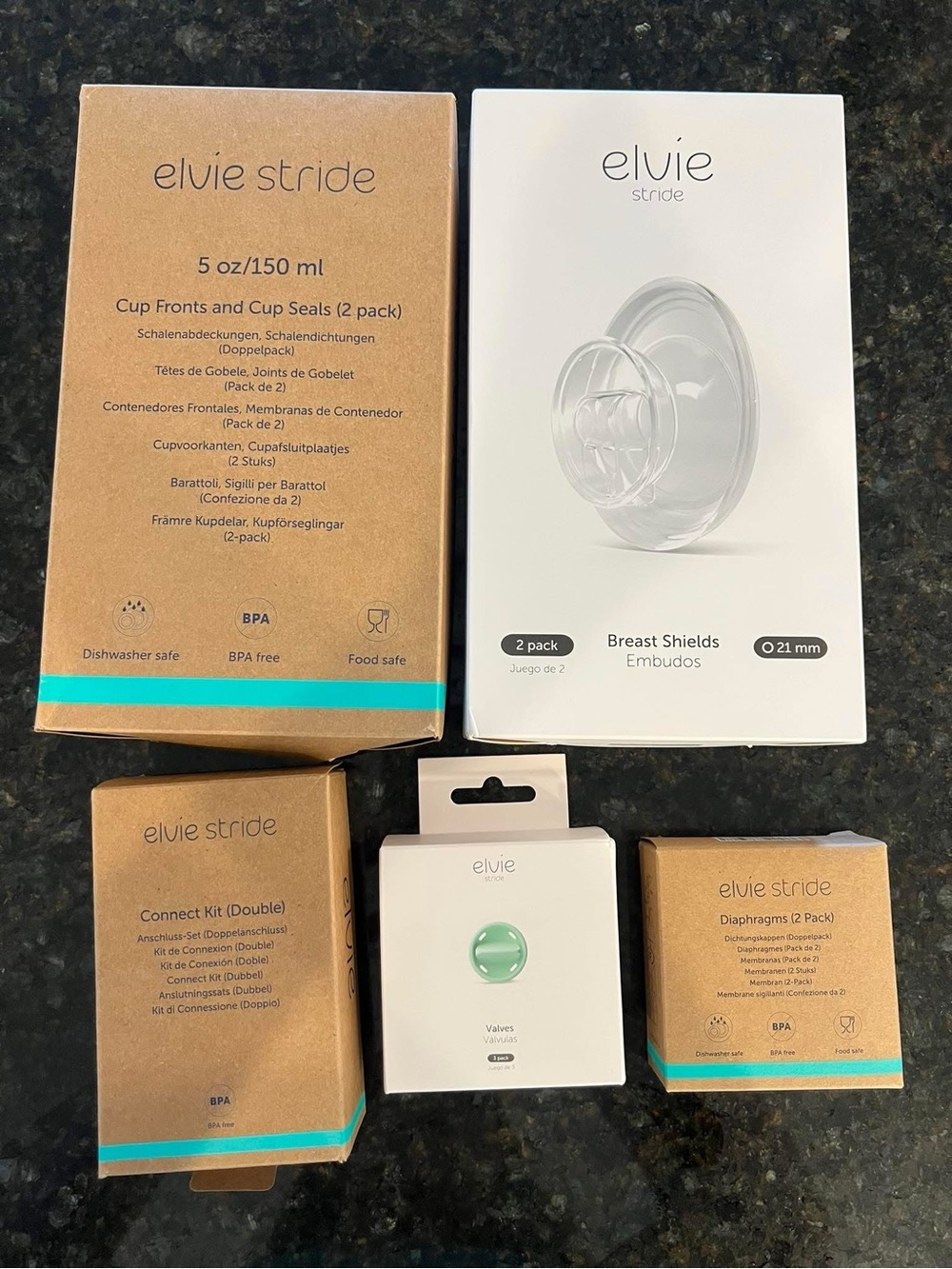 Elvie Stride Pump Accessories Set